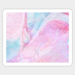 Pastel Pink and Blue Agate Sticker